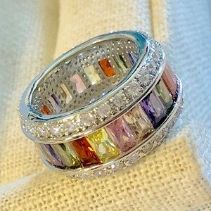 NEW Rainbow Birthday Ring - Sizes 7, 9 & 11